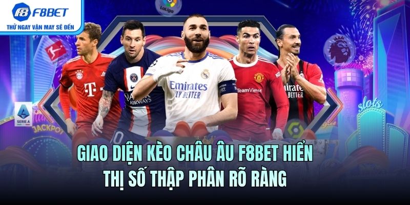 Giao diện F8BET hiển thị số thập phân rõ ràng