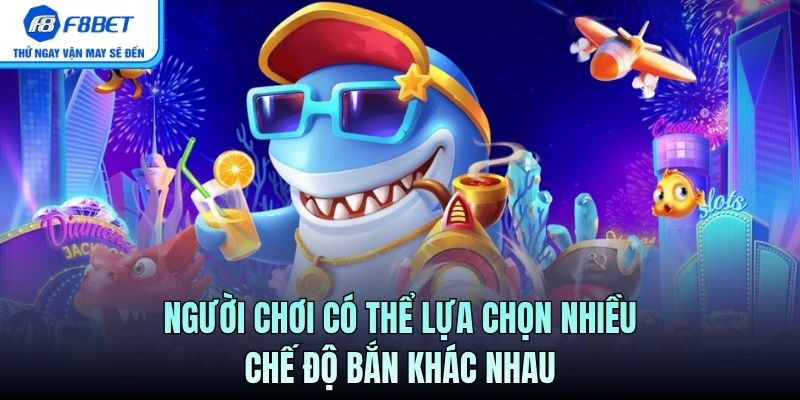 Người chơi có thể lựa chọn nhiều chế độ bắn khác nhau